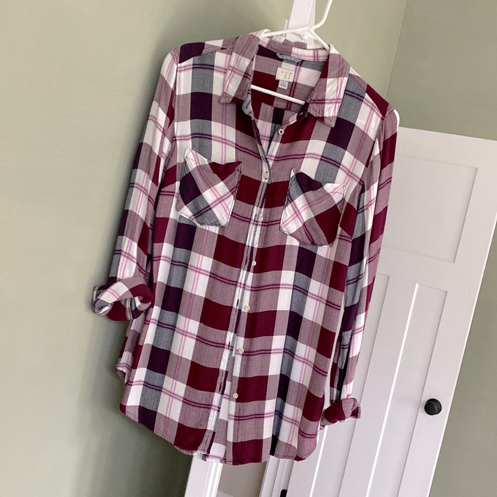 Fall plaid shirt